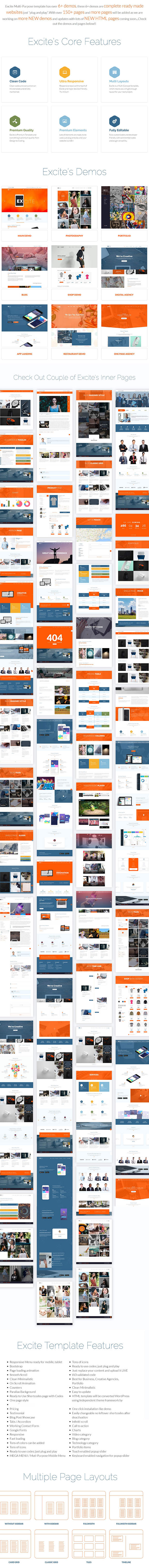 Excite - High Definition Multi-Purpose Clean HTML5 Responsive Bootstrap Template - 2