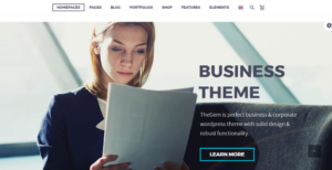 WordPress business theme TheGem