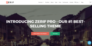 WordPress business theme Zerif Pro