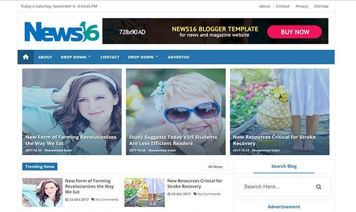 33+ Best Mobile Friendly Blogger Templates