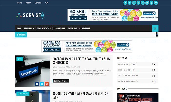 33+ Best Mobile Friendly Blogger Templates