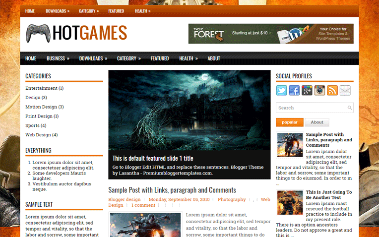 33+ Best Mobile Friendly Blogger Templates