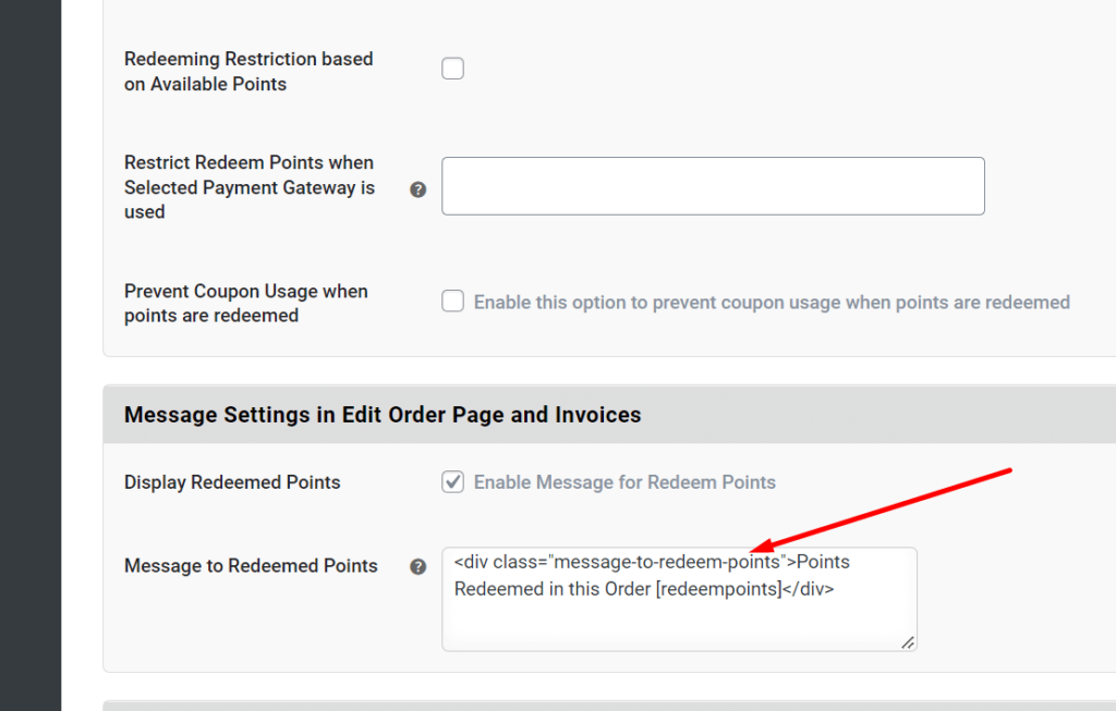 How to remove points earned & redeemed from WooCommerce invoice