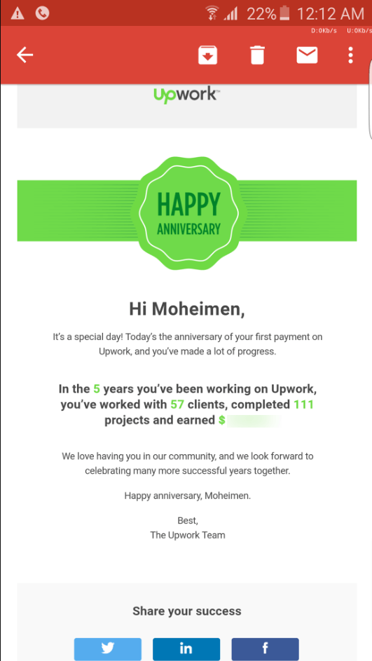 Upwork Profile - Moheimen Ahmed Upwork Profile - Moheimen Ahmed
