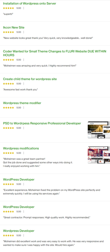 Upwork Profile - Moheimen Ahmed
