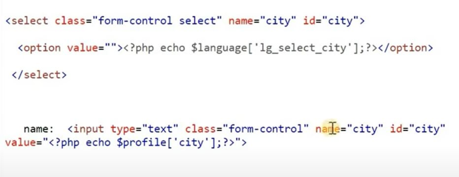 Convert HTML Select Dropdown field to Text Input field in Codeigniter or PHP