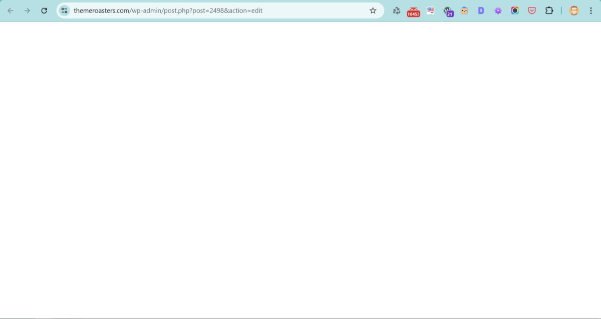How I Solved The White Screen Issue On The WordPress Page/Post Edit ...